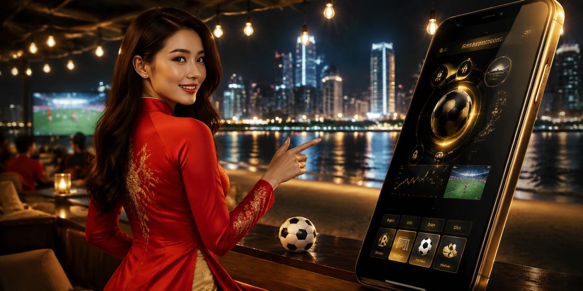 Người dùng Việt Nam trải nghiệm nền tảng cược và xổ số trực tuyến với giao diện hiện đại trên màn hình máy tính bảng